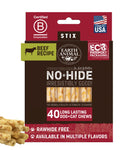 Earth Animal No Hide Stix – Long Lasting Rawhide Free Small Dog Chews Sticks Beef 40 Count Extra Value Pack