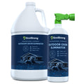 Eco Strong Outdoor Odor Eliminator – Enzyme Cleaner for Yard, Patio & Kennels (160 oz Bundle w Sprayer)