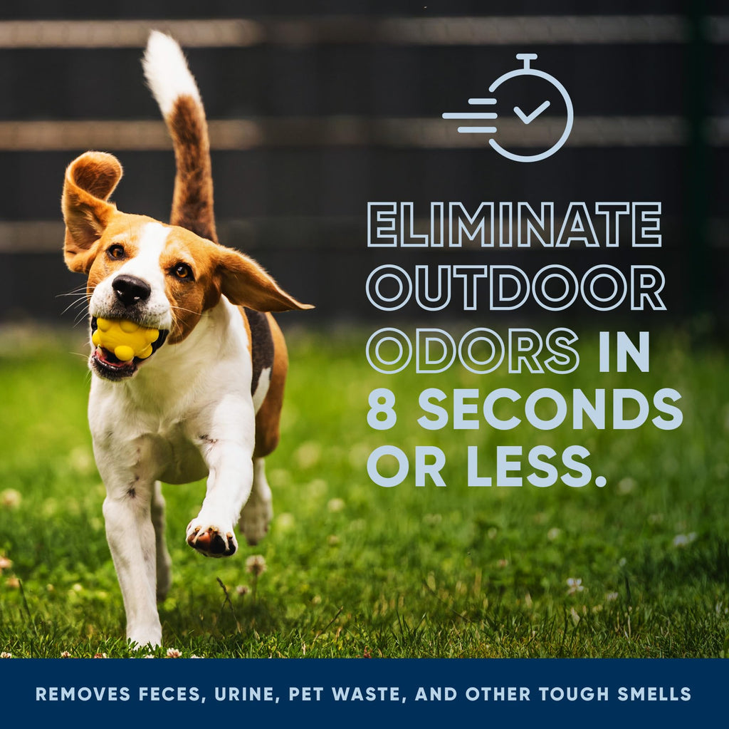 Eco Strong Outdoor Odor Eliminator – Enzyme Cleaner for Yard, Patio & Kennels (160 oz Bundle w Sprayer)