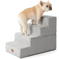 EHEYCIGA Dog Stairs for Bed - 18-inch Height, 4-Step Non-Slip Indoor Pet Steps