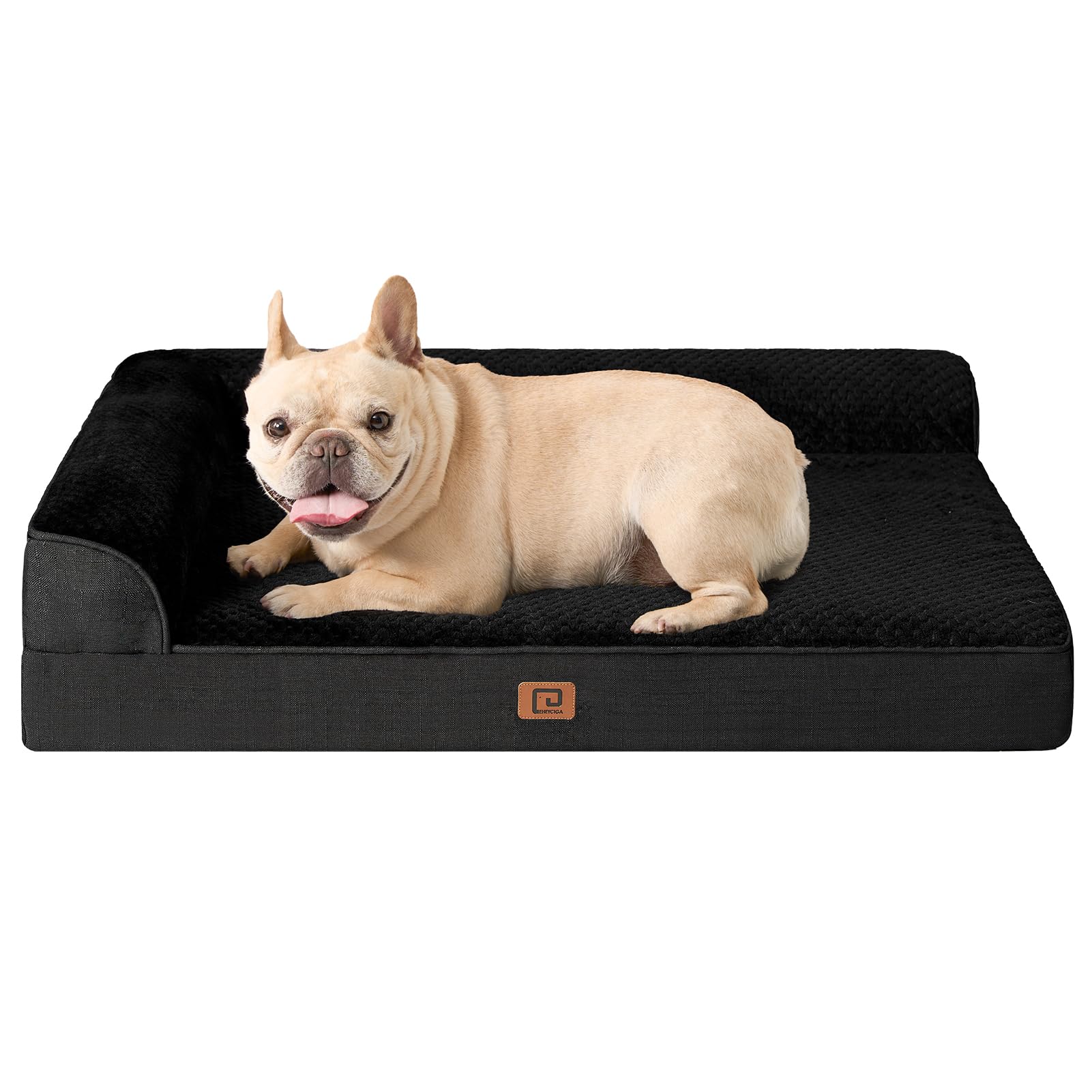 EHEYCIGA Memory Foam Dog Bed for Medium Dogs — Orthopedic, Waterproof, Washable Cover, Non-Slip