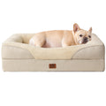 EHEYCIGA Memory Foam Dog Bed for Medium Dogs | Orthopedic Sofa Bed with Waterproof Top
