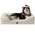 EHEYCIGA Orthopedic XXL Dog Bed – Waterproof Memory Foam, 3-Sided Bolsters, Non-Slip Bottom