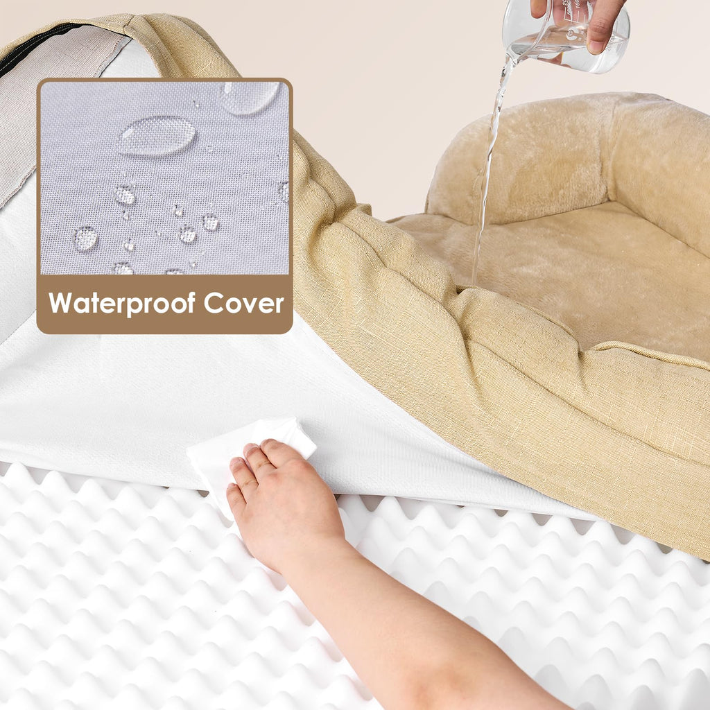 EHEYCIGA Orthopedic Dog Bed for Extra Large Dogs | Waterproof Memory Foam XL Pet Bed