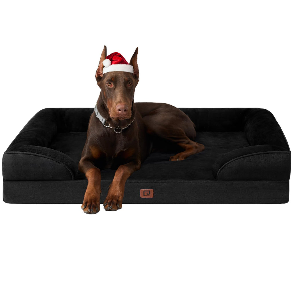EHEYCIGA Orthopedic XL Dog Bed | Waterproof Memory Foam, Non-Slip, Washable Cover for Large Dogs