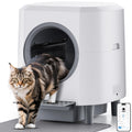Ellenpent Automatic Litter Box – Self-Cleaning, Odor Control, 90L Capacity with APP & Safety Sensor
