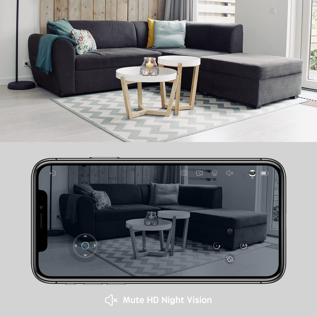Enabot EBO SE FamilyBot: 1080P Indoor Pet Camera Robot with Auto-Recharge