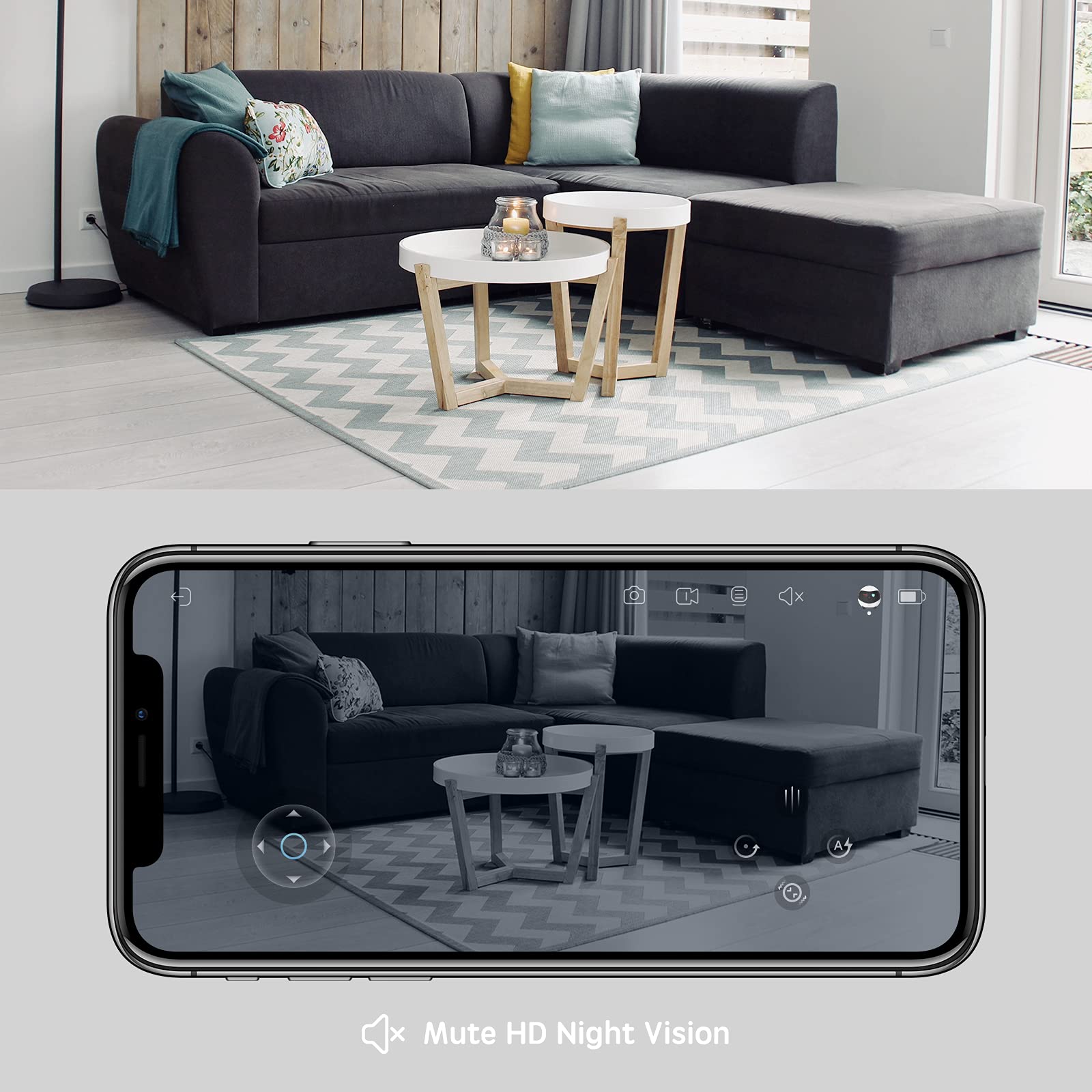 Enabot EBO SE FamilyBot: 1080P Indoor Pet Camera Robot with Auto-Recharge