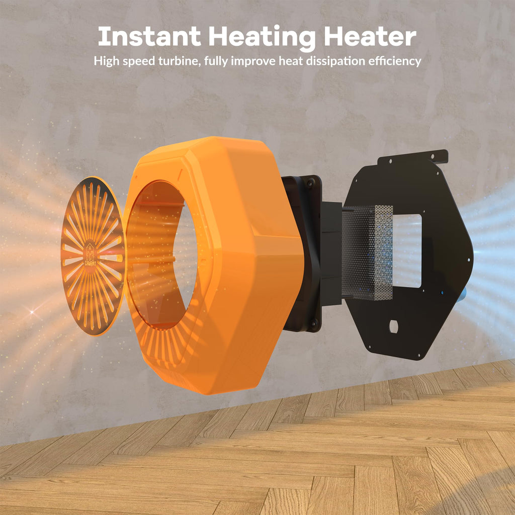 Engtesy 800W Dog House Heater – Overheat Protection, Adjustable Digital Heating, 9.8ft Cord