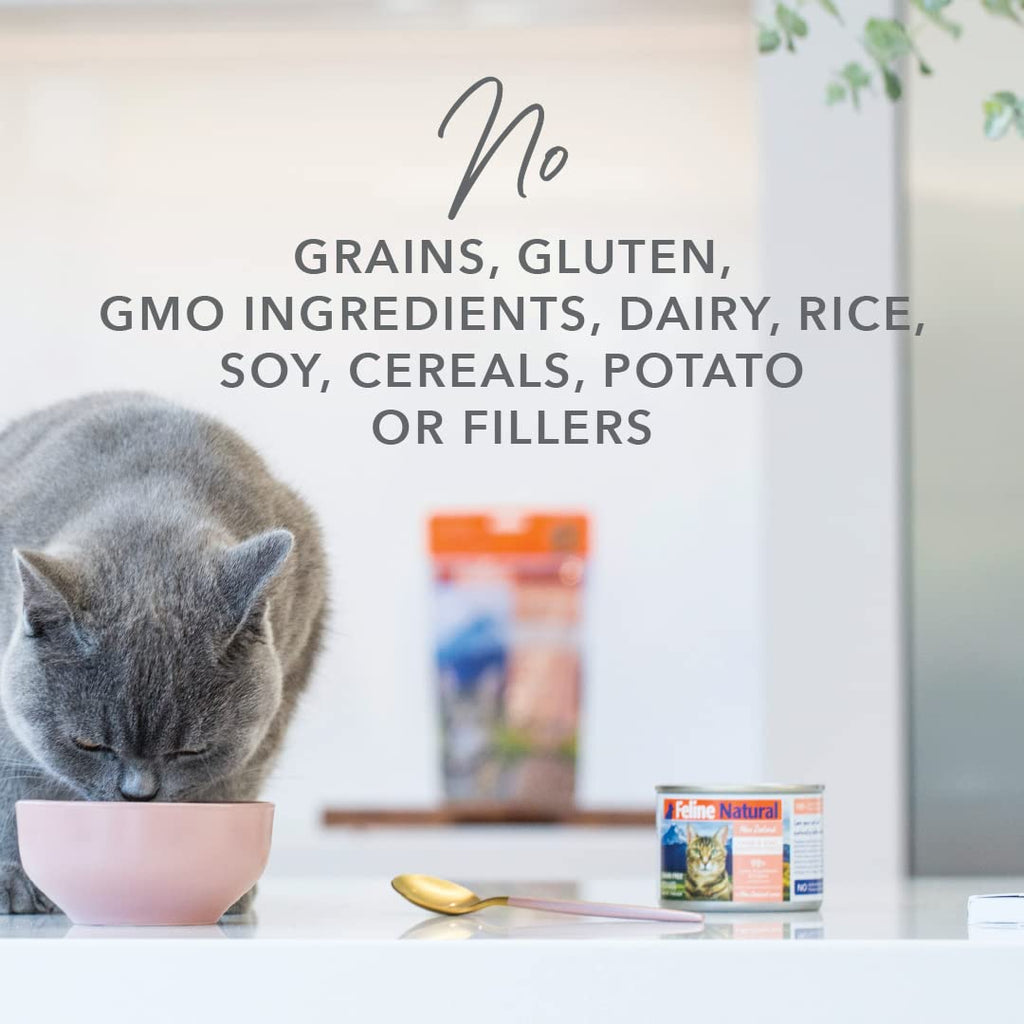Feline Natural New Zealand Lamb Feast Wet Cat Food – Grain-Free, High-Protein, 6 oz (12 Pack)