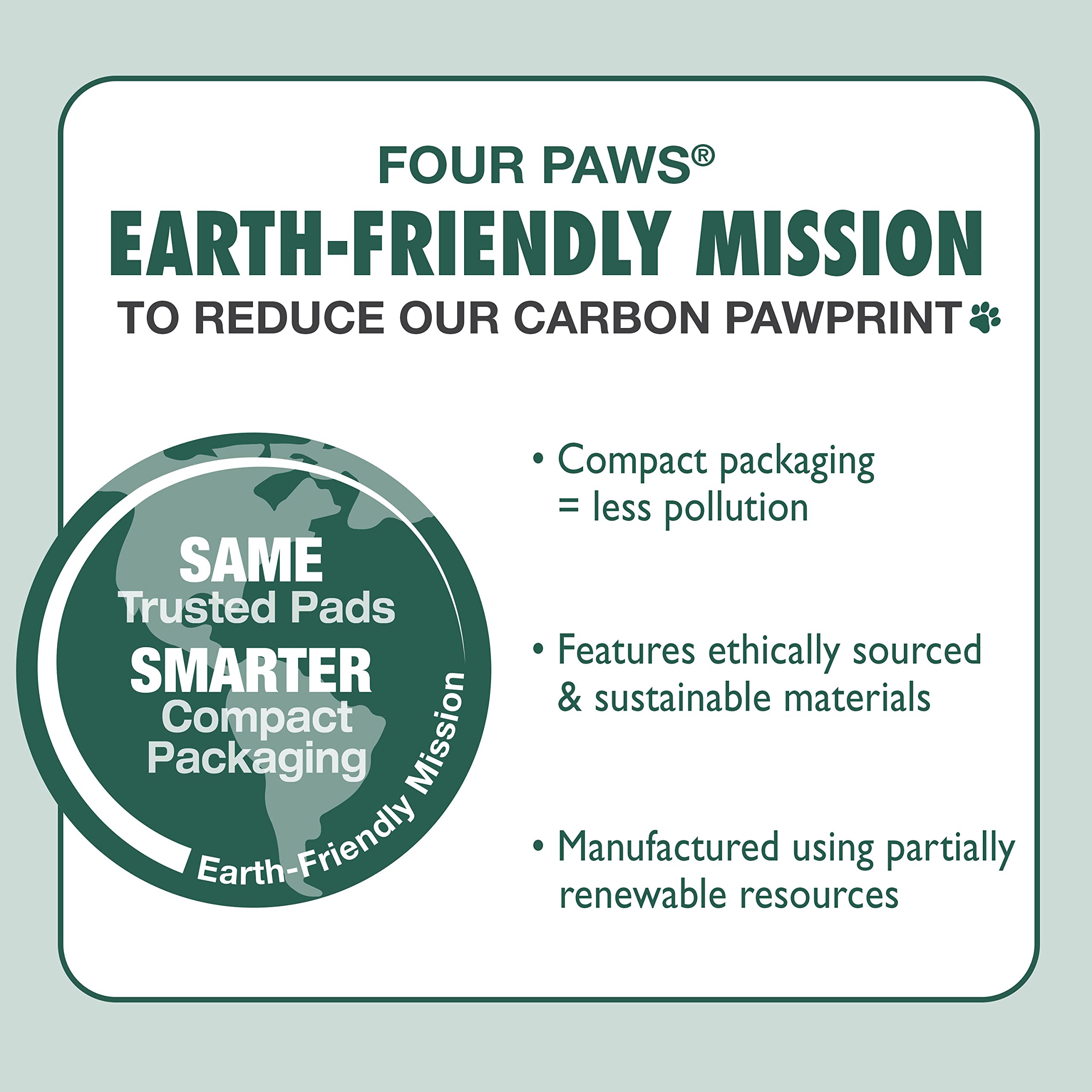 Four Paws Wee-Wee Superior Performance Unscented Pee Pads – 22 x 23, 100 Count