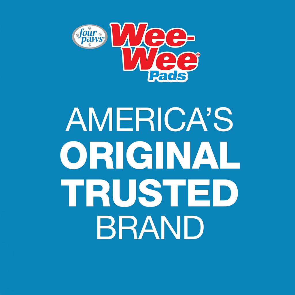 Four Paws Wee-Wee Superior Performance Unscented Pee Pads – 22 x 23, 100 Count