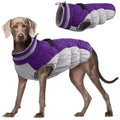 FUAMEY Dog Coat for Large Dogs — Waterproof Winter Jacket with Built-In Harness, Reflective Strips, Fleece Lining (XS-XXXL)