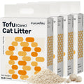 FUKUMARU Tofu Cat Litter – 32lb, Fast Clumping, Odor Control, 100% Natural