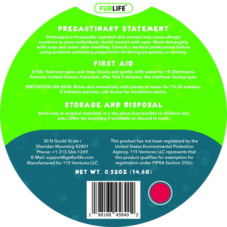 FurLife Red Dog Tag: Waterproof, Lightweight Flea & Tick Prevention for Dogs