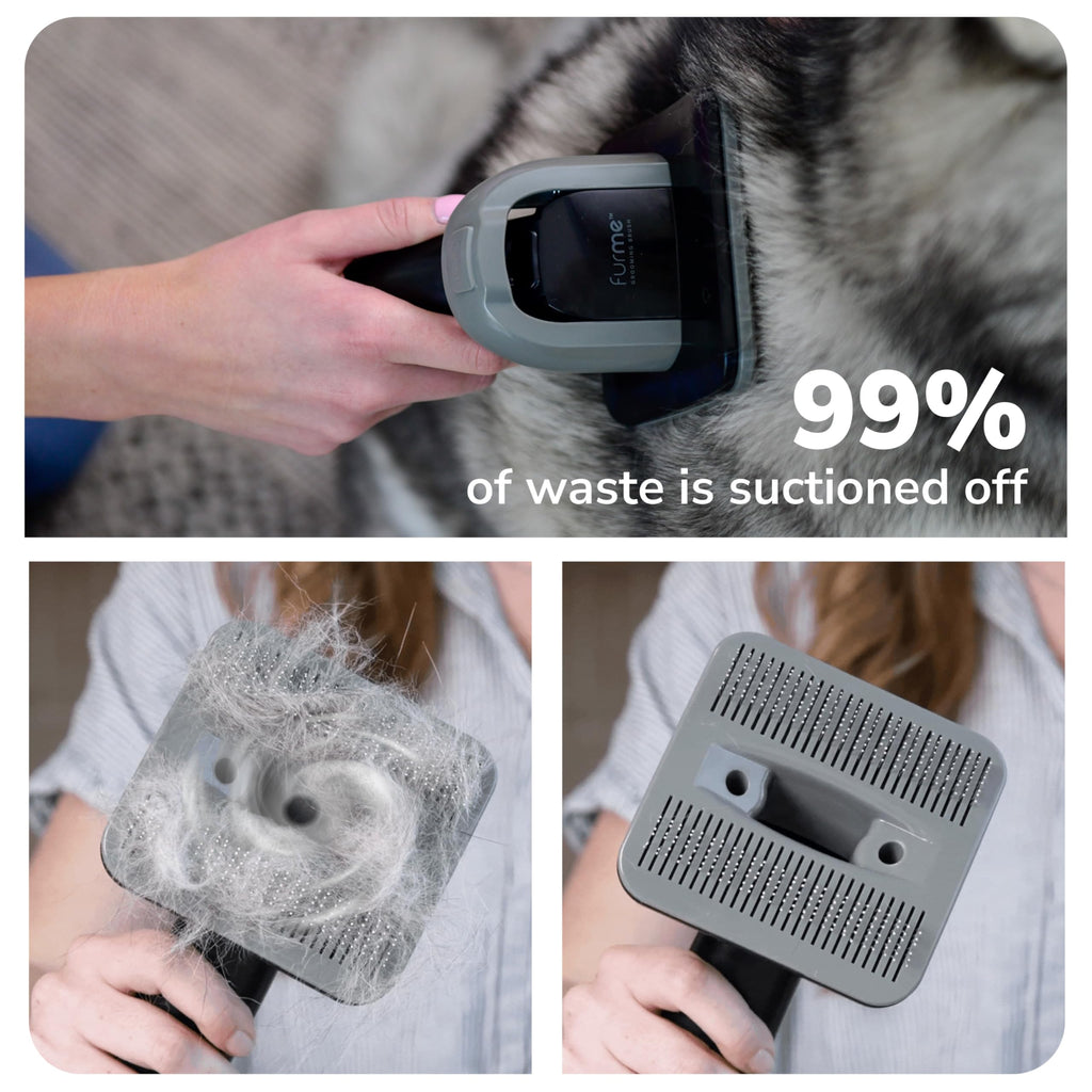 FurMe Original Pet Grooming Vacuum Kit – Quiet Home Grooming for Cats & Dogs