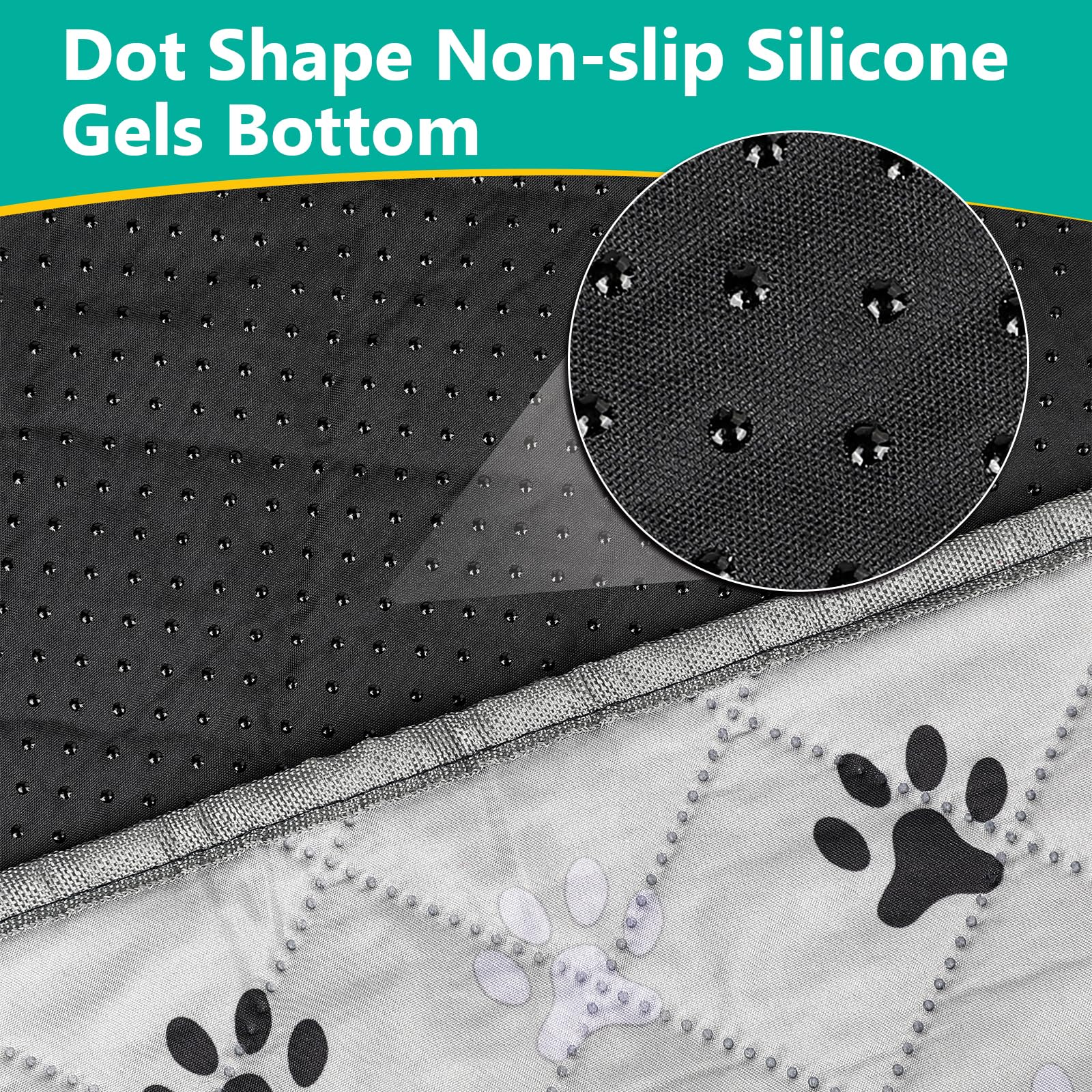 FURWEY 2 Pack Extra Large 72x72 Washable Pee Pads – Non-Slip, Waterproof Training Mats for Dogs