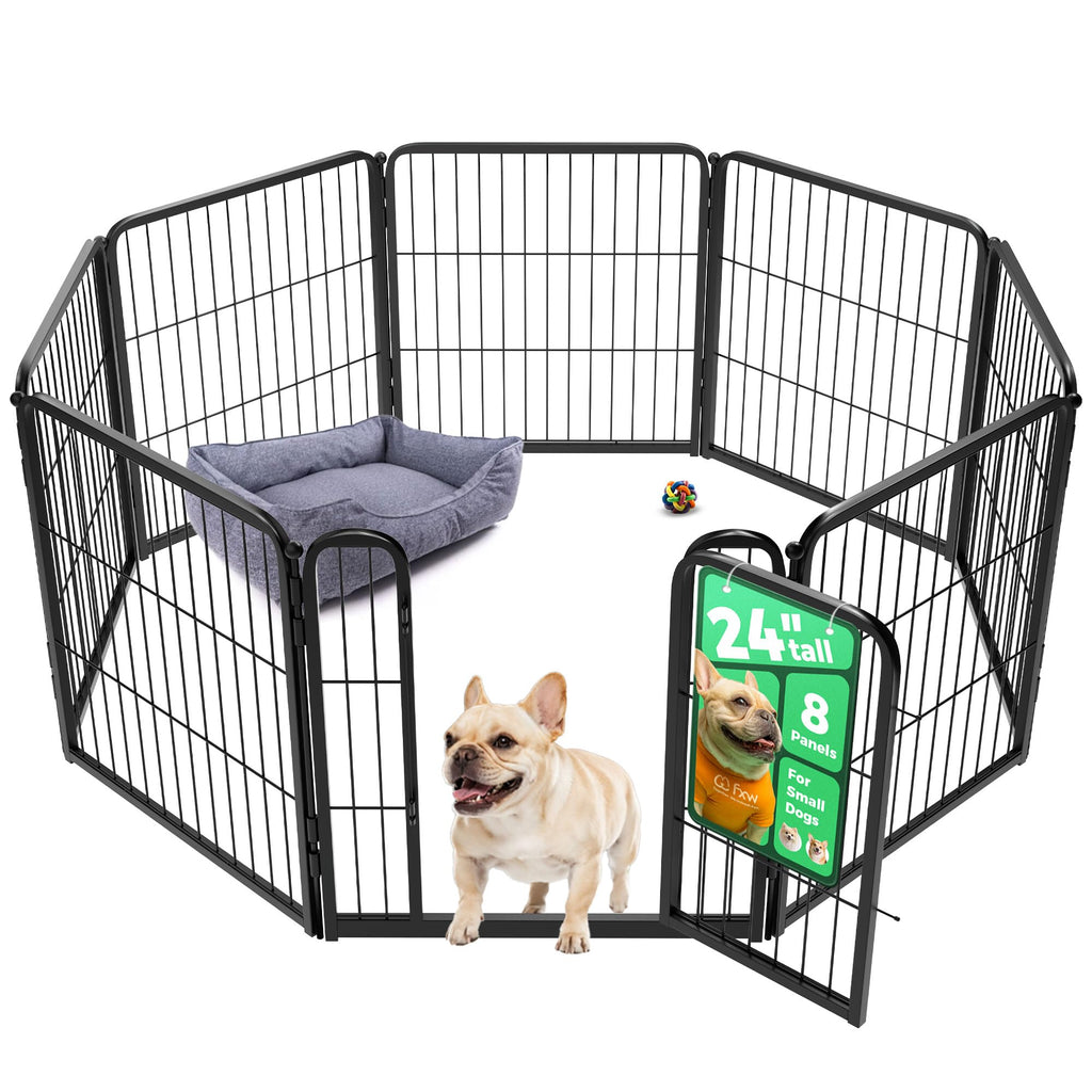 FXW Homeplus Unleashed Indoor Dog Playpen – Heavy-Duty 24-Inch, 8-Panel, Patented