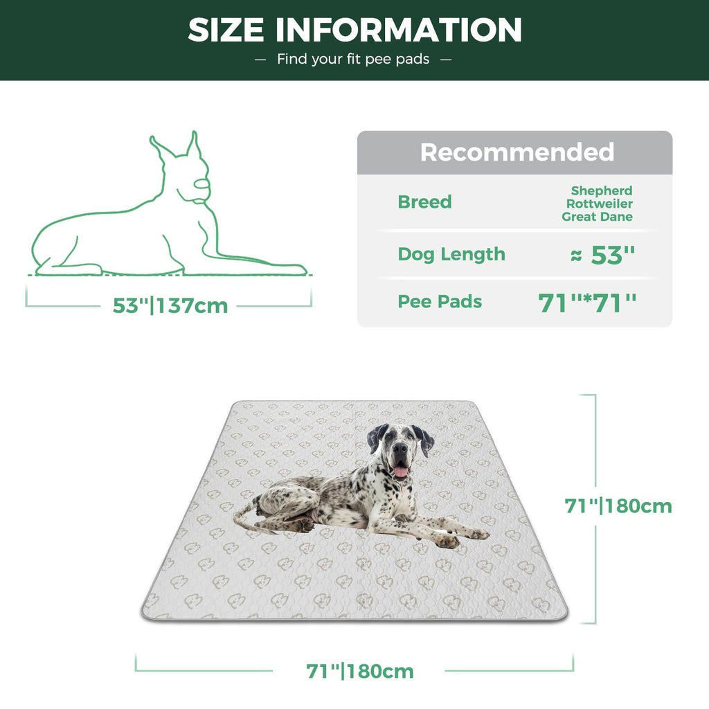 FXW Washable Pee Pads for Dogs — Ultra-Absorbent, Leak-Proof Reusable Pads for FXW Playpens (Khaki, 1 Pack)