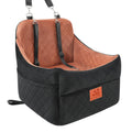 GL GLENSLAVE Dog Car Seat for Small/Medium Dogs – Thick Cushion, Washable Cover & Pockets