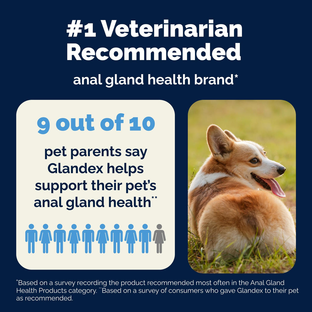Vetnique Glandex Dog Fiber Supplement — Advanced Strength Duck & Bacon (8.5 oz) – Boot The Scoot