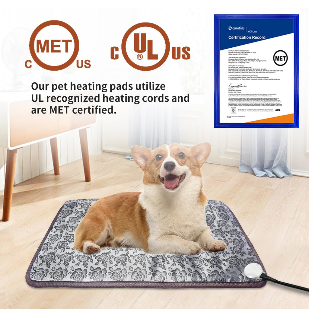 GOLOPET Extra Large Dog Heating Pad 47x30 in — MET & UL Dual Certification