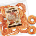 Gootoe Turkey Tendons for Dogs – All-Natural, Hypoallergenic Long-Lasting Chews (16 oz, Ring M)