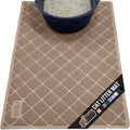 GORILLA GRIP Cat Litter Box Mat 47x35 – Water-Resistant Litter Trapper for Indoor Cats | Beige