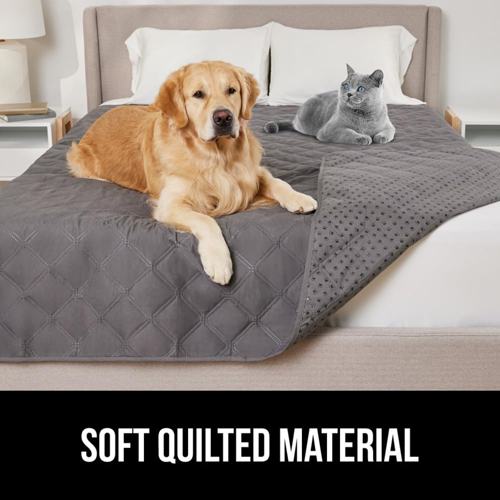 GORILLA GRIP Waterproof Dog Bed Cover 82x82 – Slip-Resistant, Leak-Proof, Washable