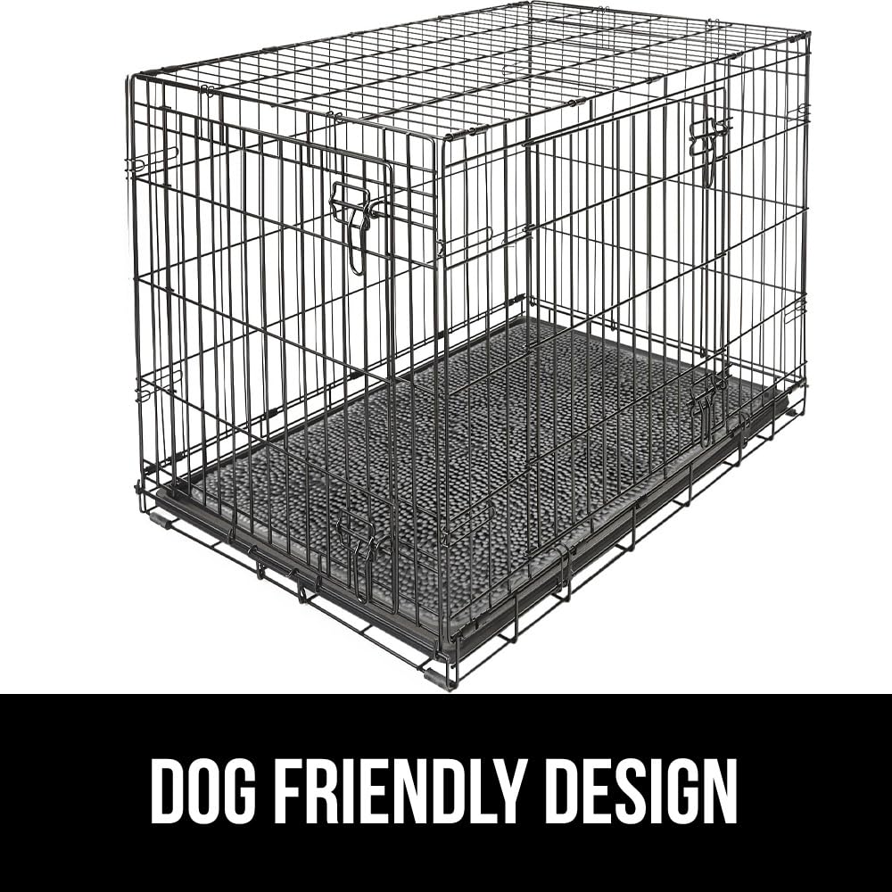 GORILLA GRIP SOAKSTOPPER Dog Door Mat 48x30 – Absorbent Chenille Entry Rug, Machine Washable