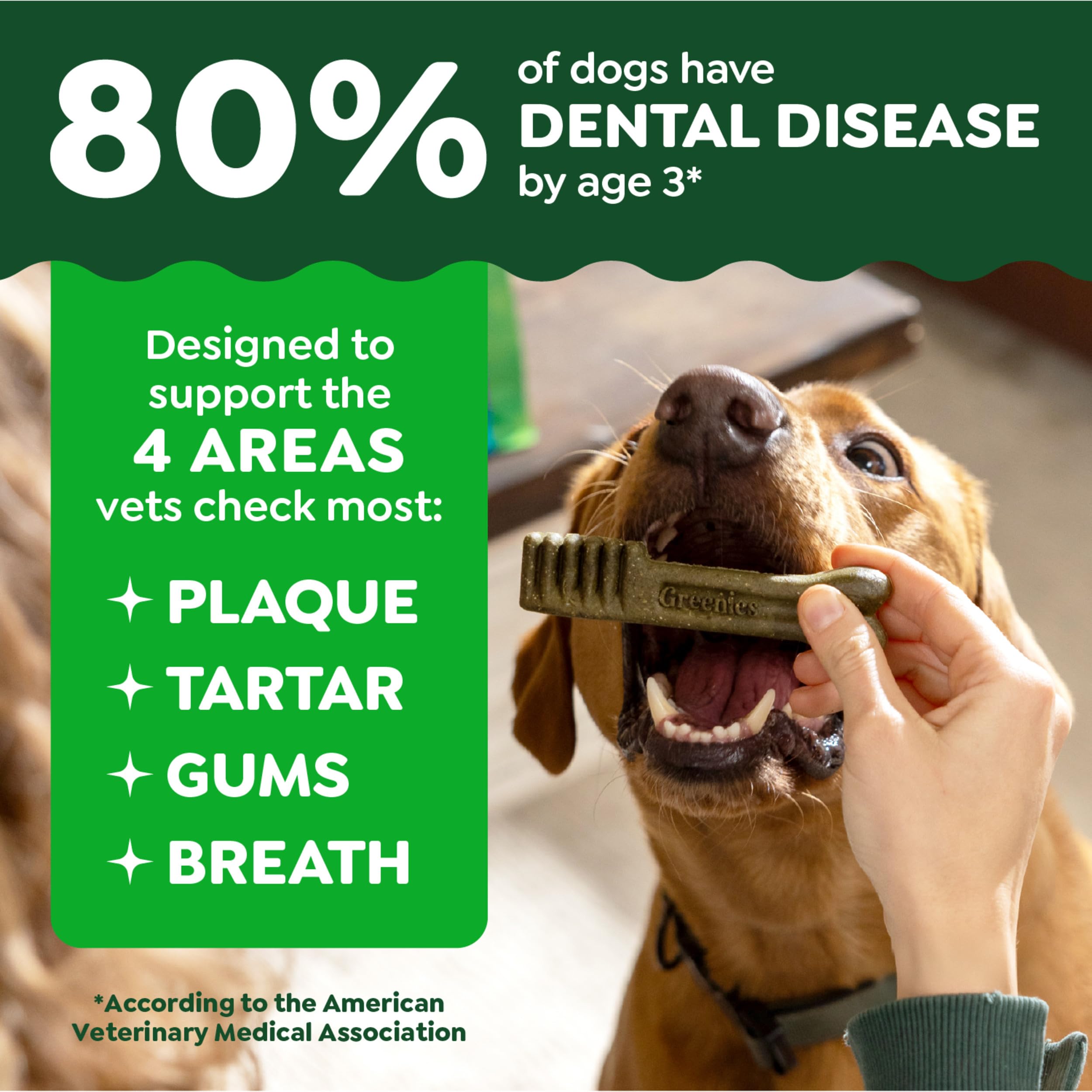 Greenies Vet-Recommended Large-Dog Dental Treats — Fresh Flavor, Original Flavor & Blueberry (3x12 oz)