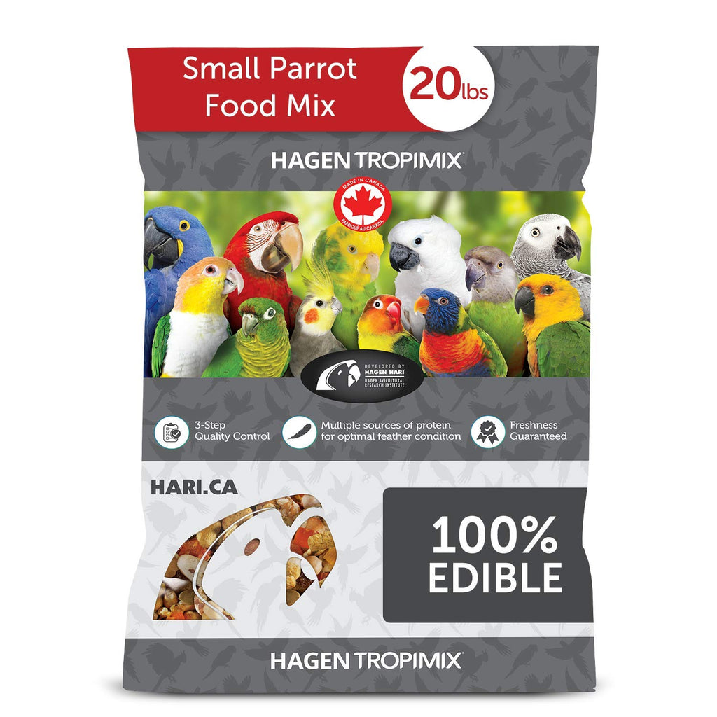 Hari Hagen Tropimix Enrichment Food for Small Parrots, 20 lb