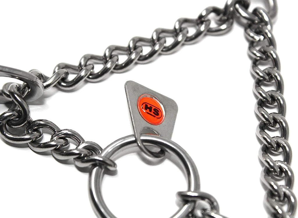 Herm Sprenger Stainless Steel Prong Collar with Swivel Ultra-Plus – German-Made No-Pull Training Collar, 2.25mm x 16in (Small)