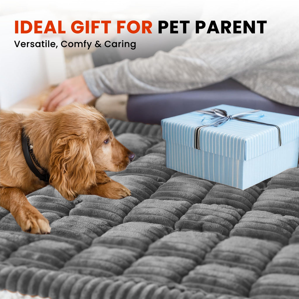 HiPetpy Backseat Dog Bed Mat – Non-Slip Car Seat Protector & Cozy Travel Blanket