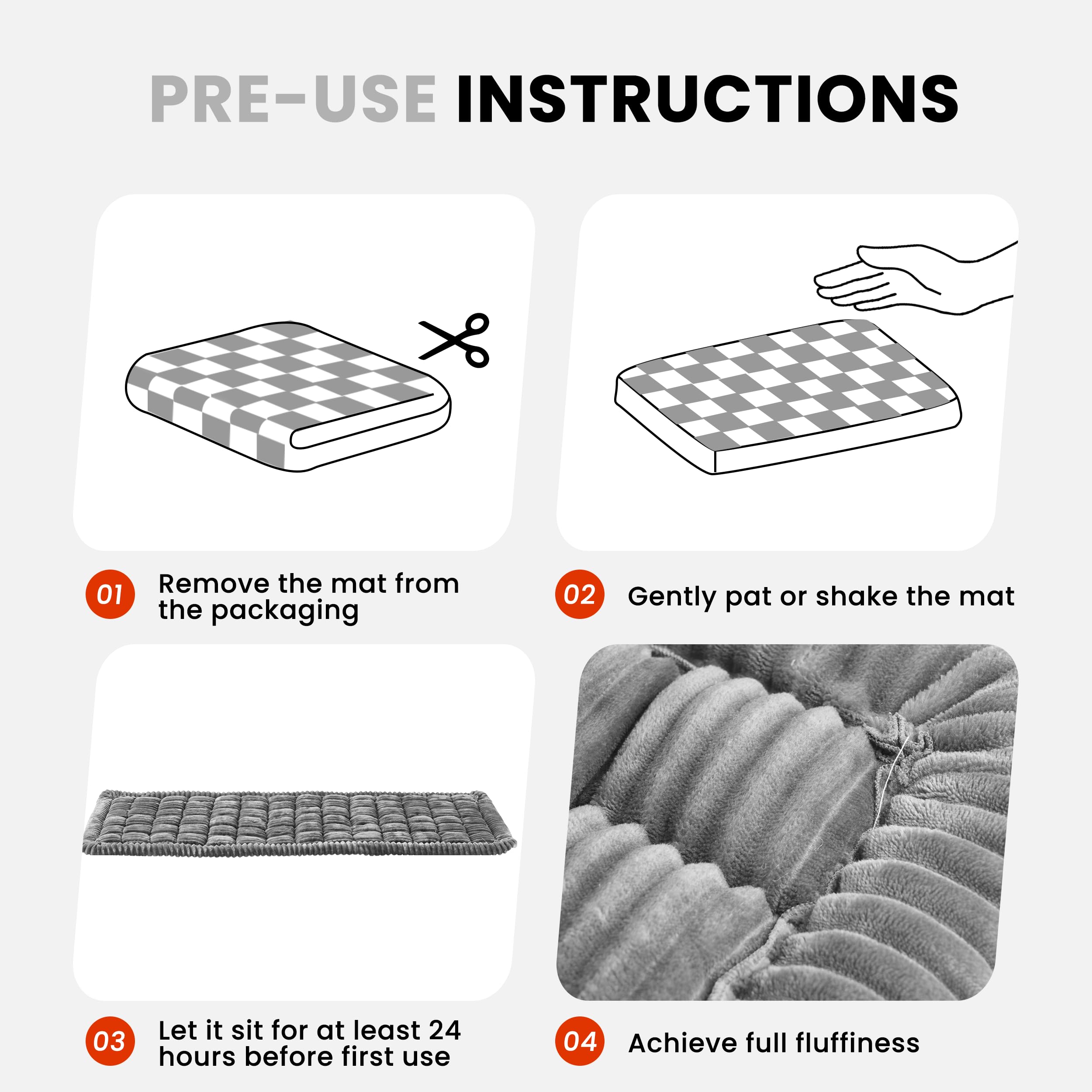 HiPetpy Backseat Dog Bed Mat – Non-Slip Car Seat Protector & Cozy Travel Blanket