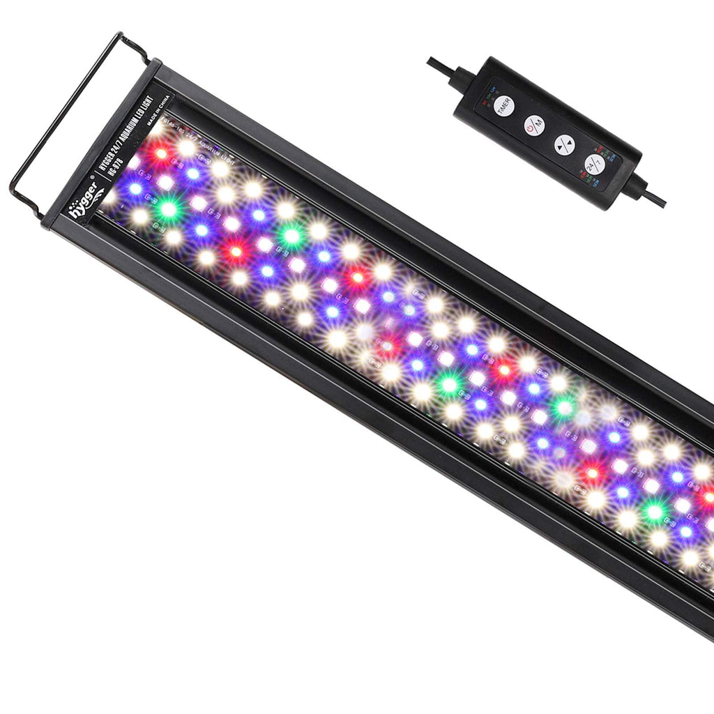 hygger Advanced LED Aquarium Light with Timer, 24/7 Cycle & DIY Mode for 36-42in Freshwater Tanks