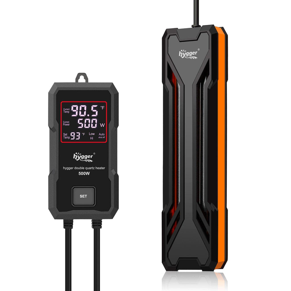 hygger Aquarium Heater 300W-1000W | Submersible with Digital LED Controller & Auto Shut-Off for Freshwater & Saltwater