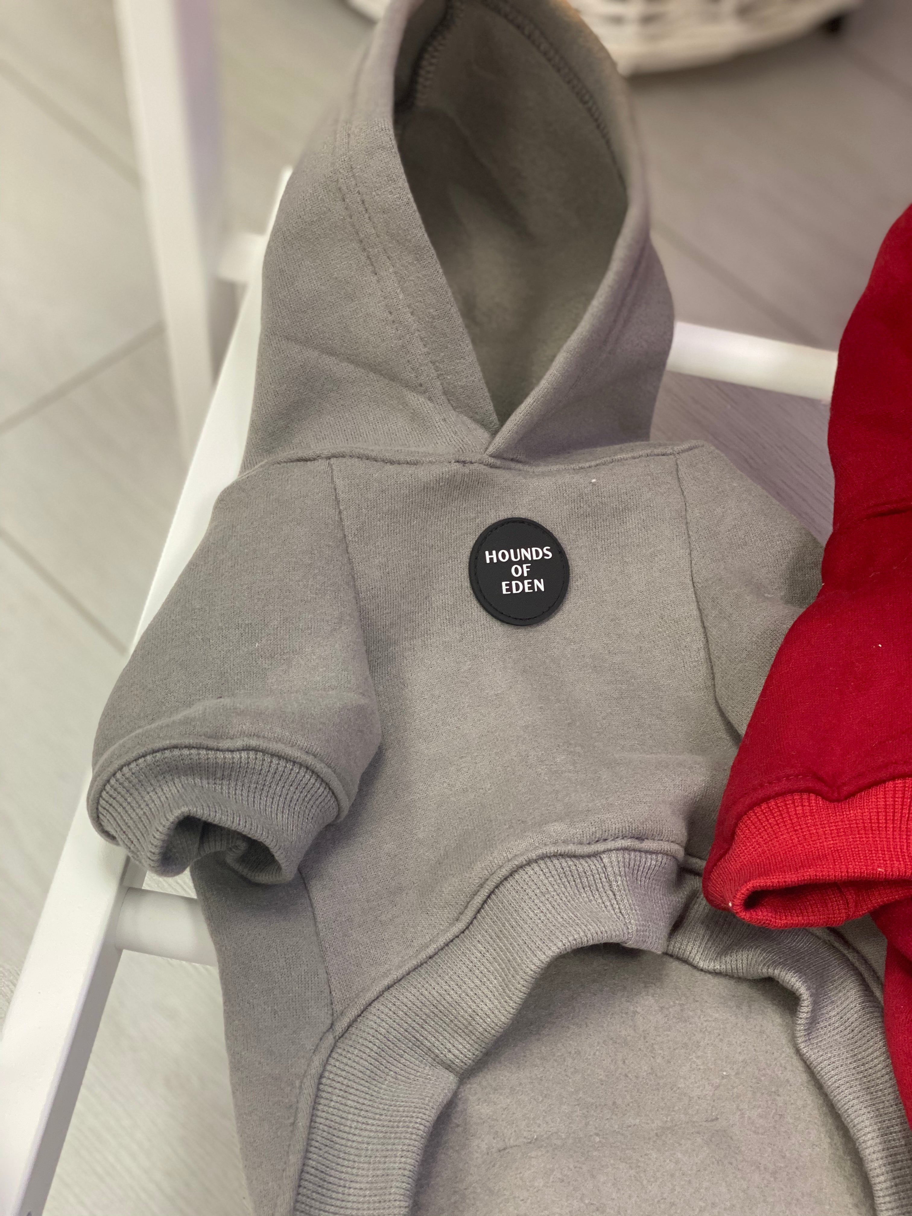 Dog Hoodie - Charcoal Grey