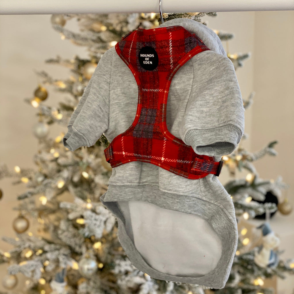 Dog Hoodie - Grey