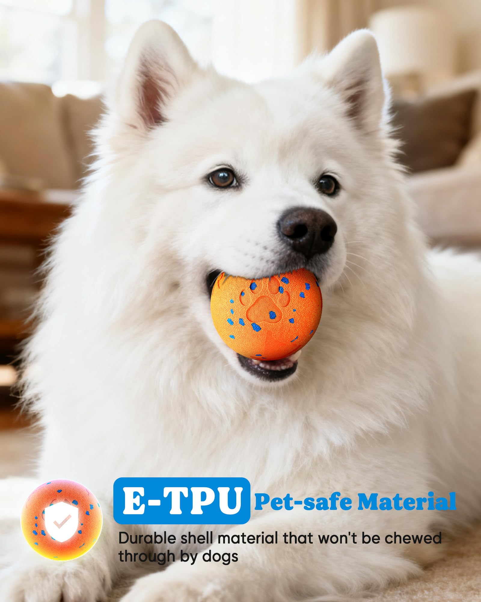 JGLXF Smart Interactive Dog Toy – Auto Moving Ball for Medium & Large Dogs (IPX7, E-TPU)