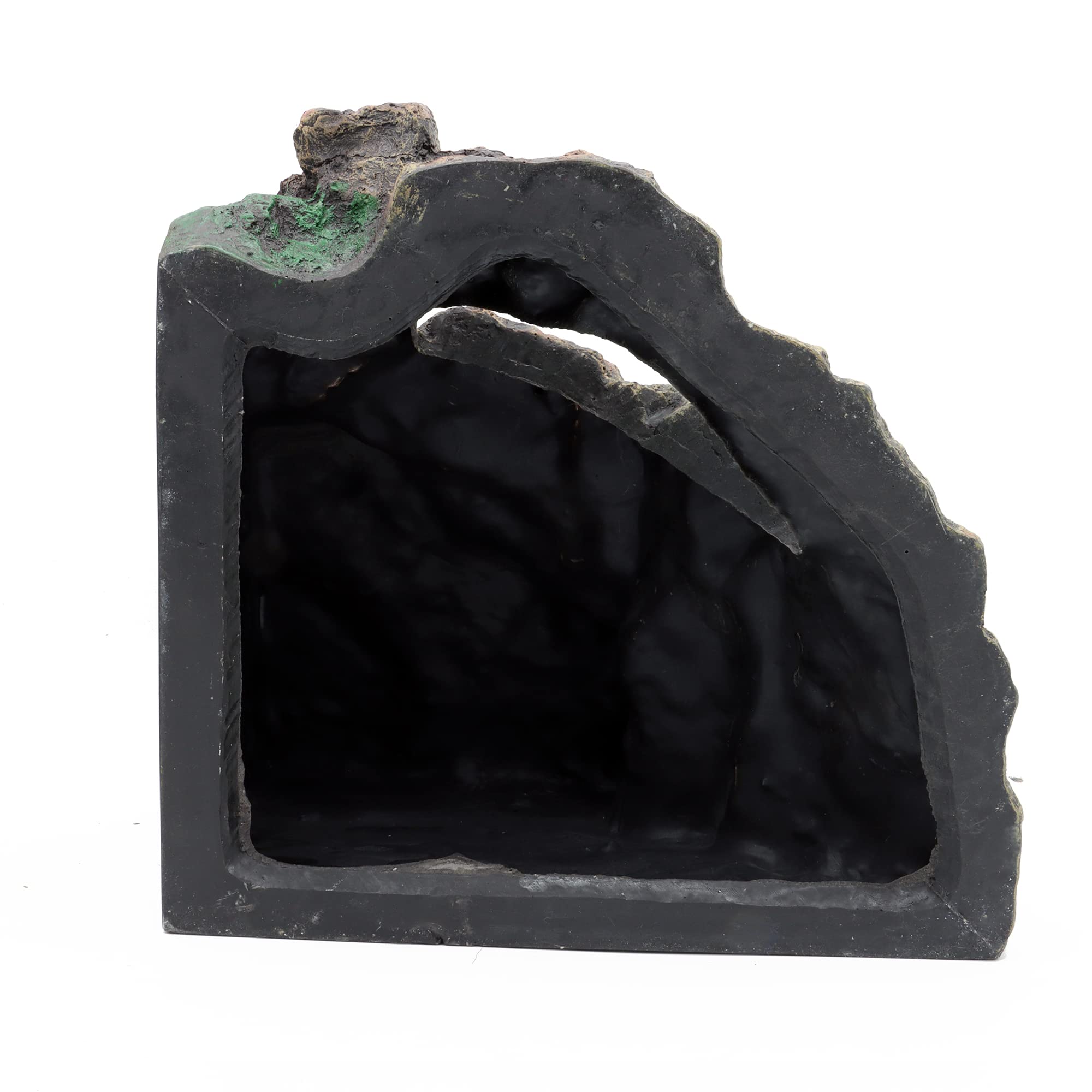 JIHAQUA Extra Large Bearded Dragon Hideout – Natural Rock Cave for Reptile Tanks