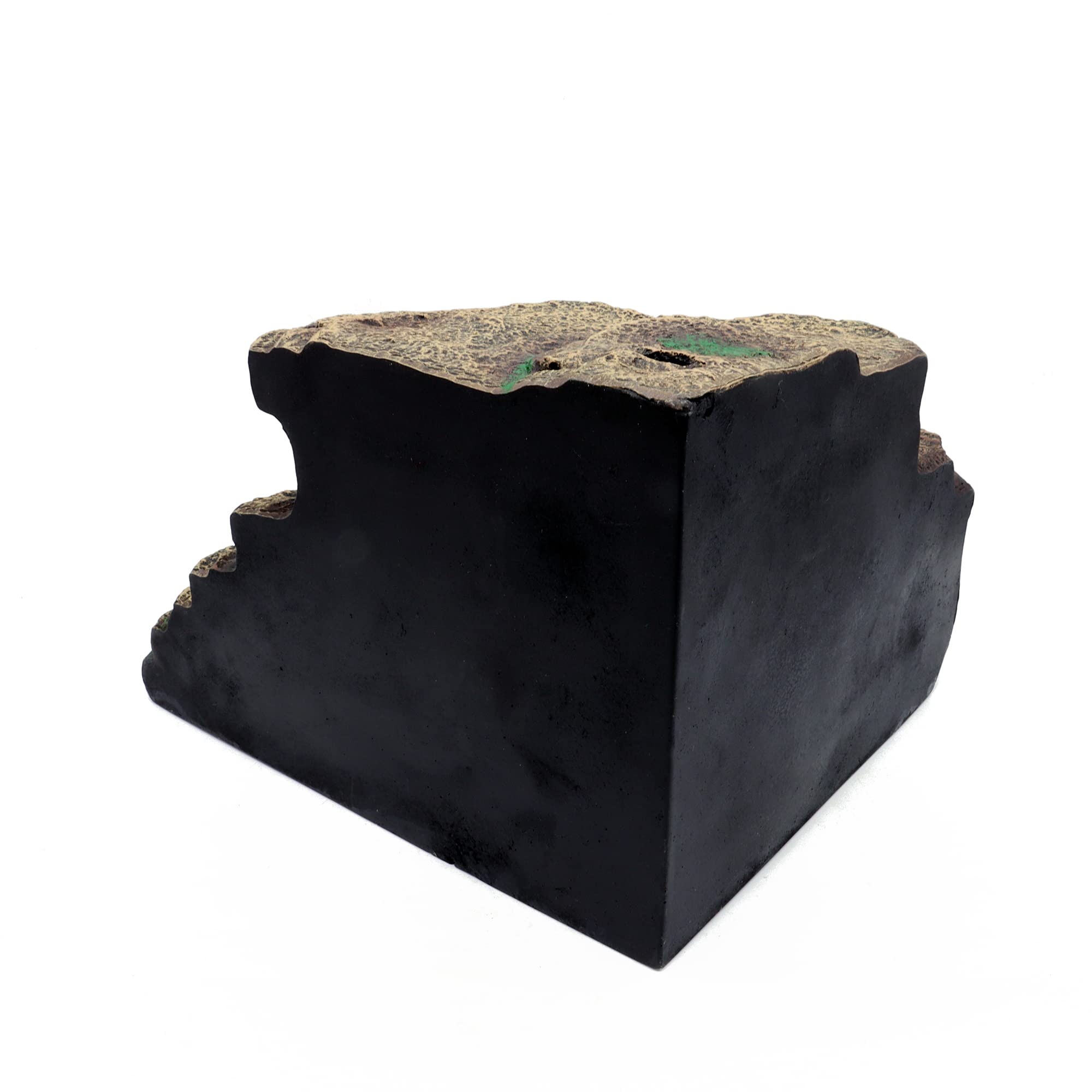 JIHAQUA Extra Large Bearded Dragon Hideout – Natural Rock Cave for Reptile Tanks