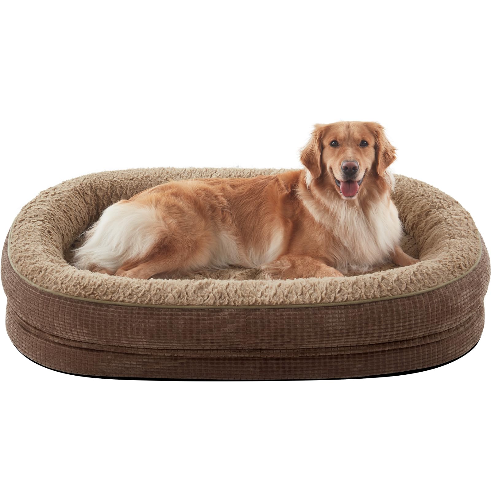 JOEJOY Orthopedic Dog Bed for Extra Large Dogs – Egg-Crate Memory Foam, Waterproof & Non-Slip