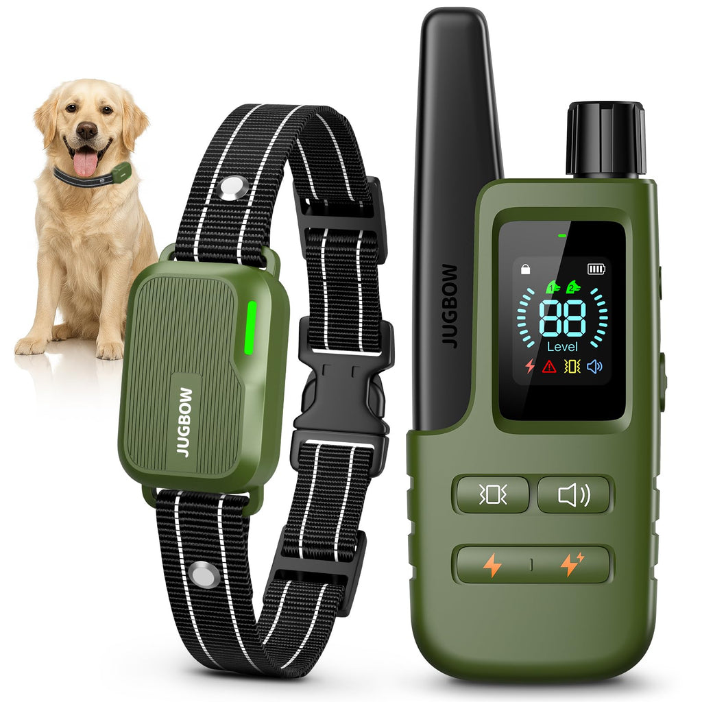 Jugbow Dog Shock Collar with Remote – 4500FT Range, IPX8 Waterproof, 4 Training Modes