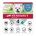 K9 Advantix II Medium Dog | Vet-Recommended Flea, Tick & Mosquito Prevention 11-20 lbs | 4-Mo Supply