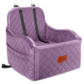 Lealchum Dog Booster Car Seat – Small/Medium, Elevated Cushion, Detachable & Washable