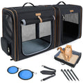 Lekereise 2-in-1 Cat Travel Carrier with Litter Box – Large, Secure & Portable