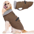 LeLePet Warm Dog Coat for Large Dogs – Waterproof, Windproof Fleece Vest XL