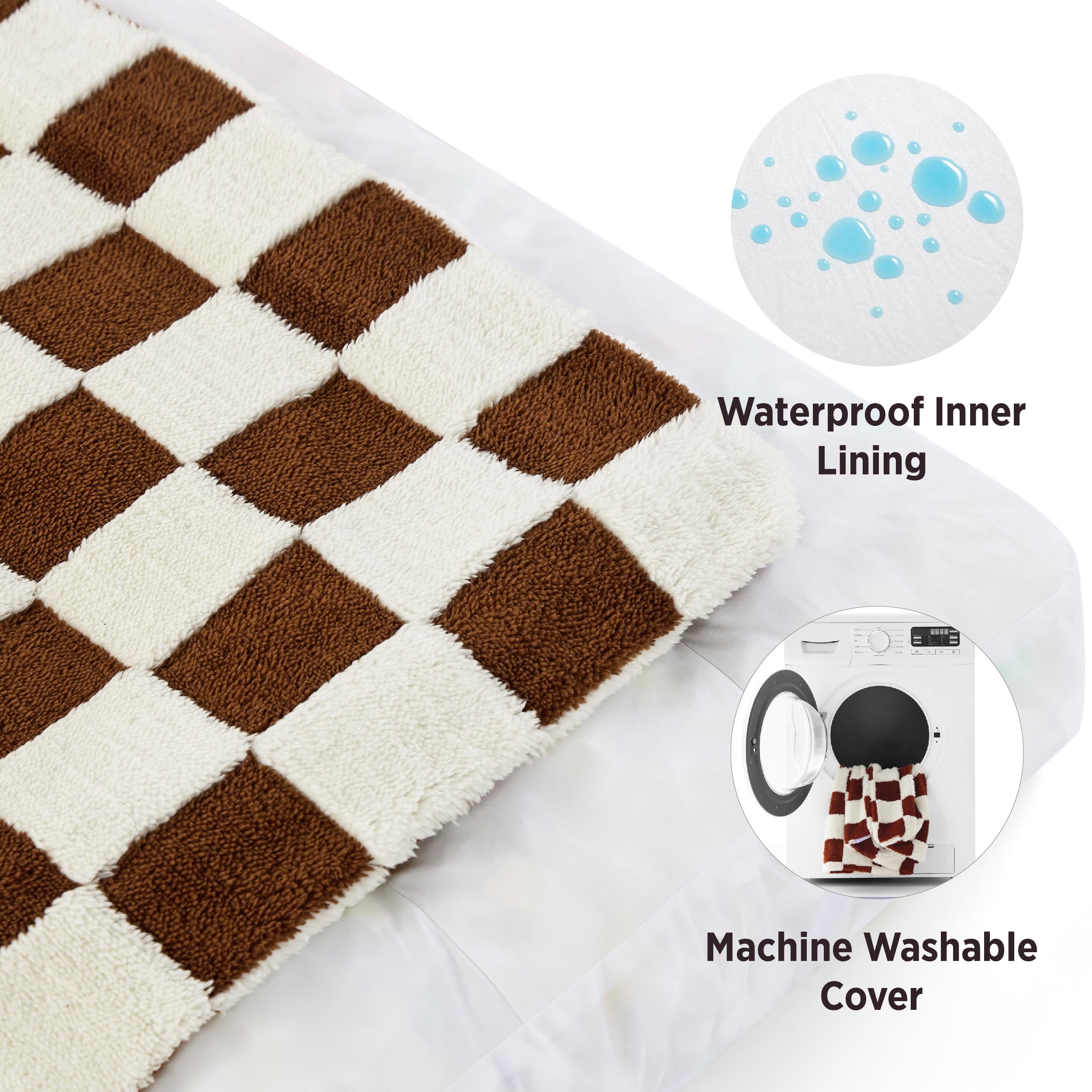 LE SURE Extra Large Dog Bed - Thick Shredded Foam, Removable Cover, Anti-Slip