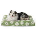 LE SURE XLarge Dog Bed - Thick Shredded Foam, Removable Cover, Green